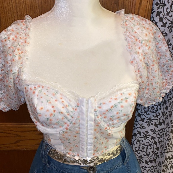 Women’s Floral Bustier Top - Picture 4 of 7